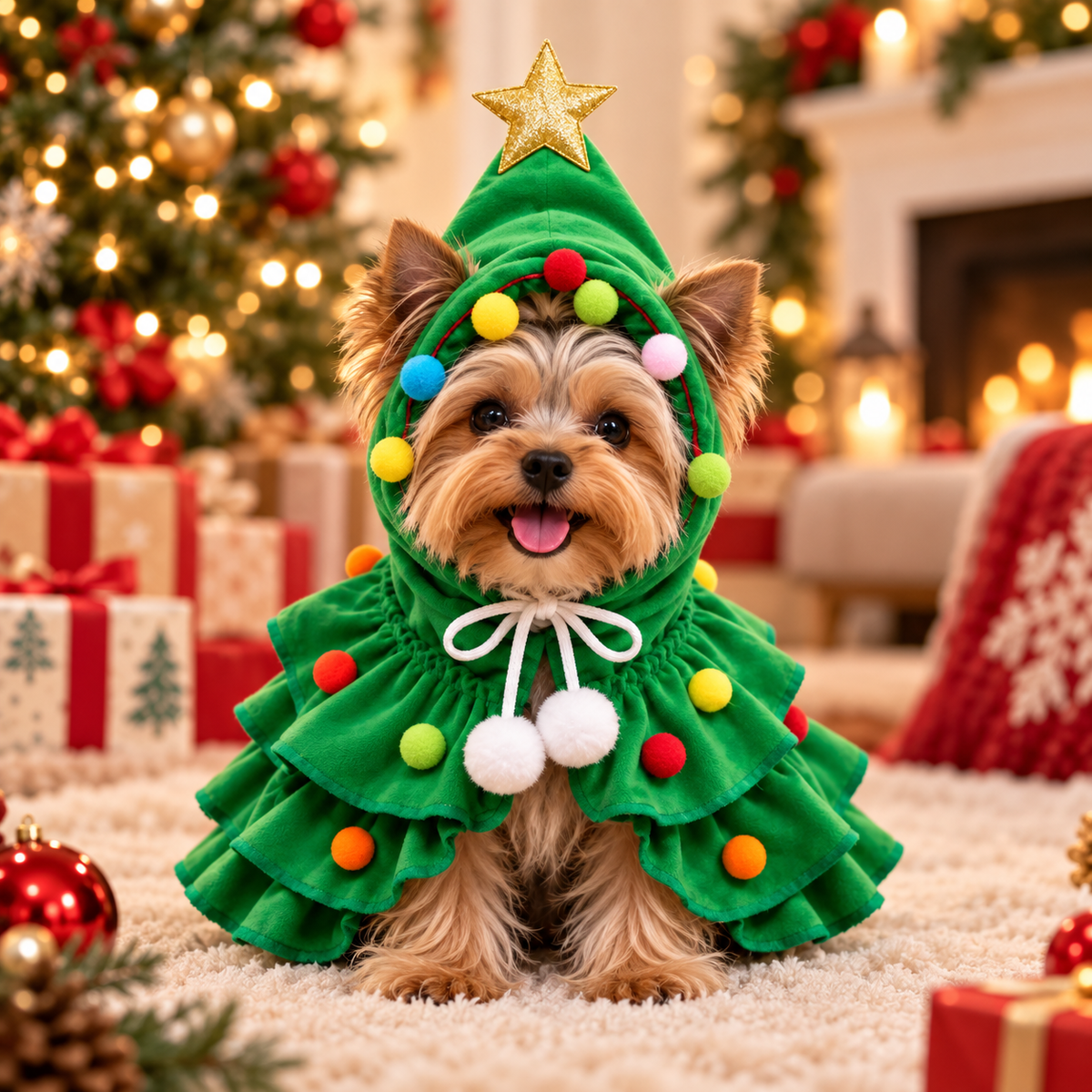 Christmas Tree Pet Costume