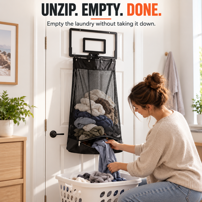 2-in-1 Basketball Laundry Hoop
