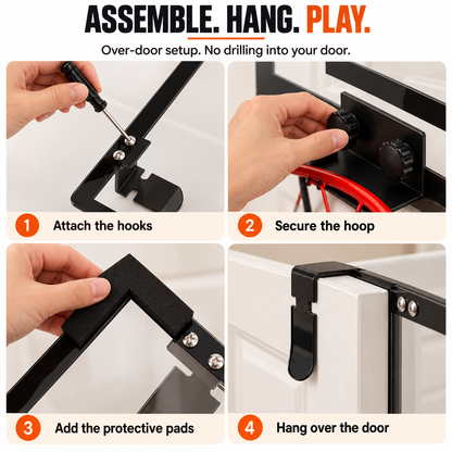 2-in-1 Basketball Laundry Hoop